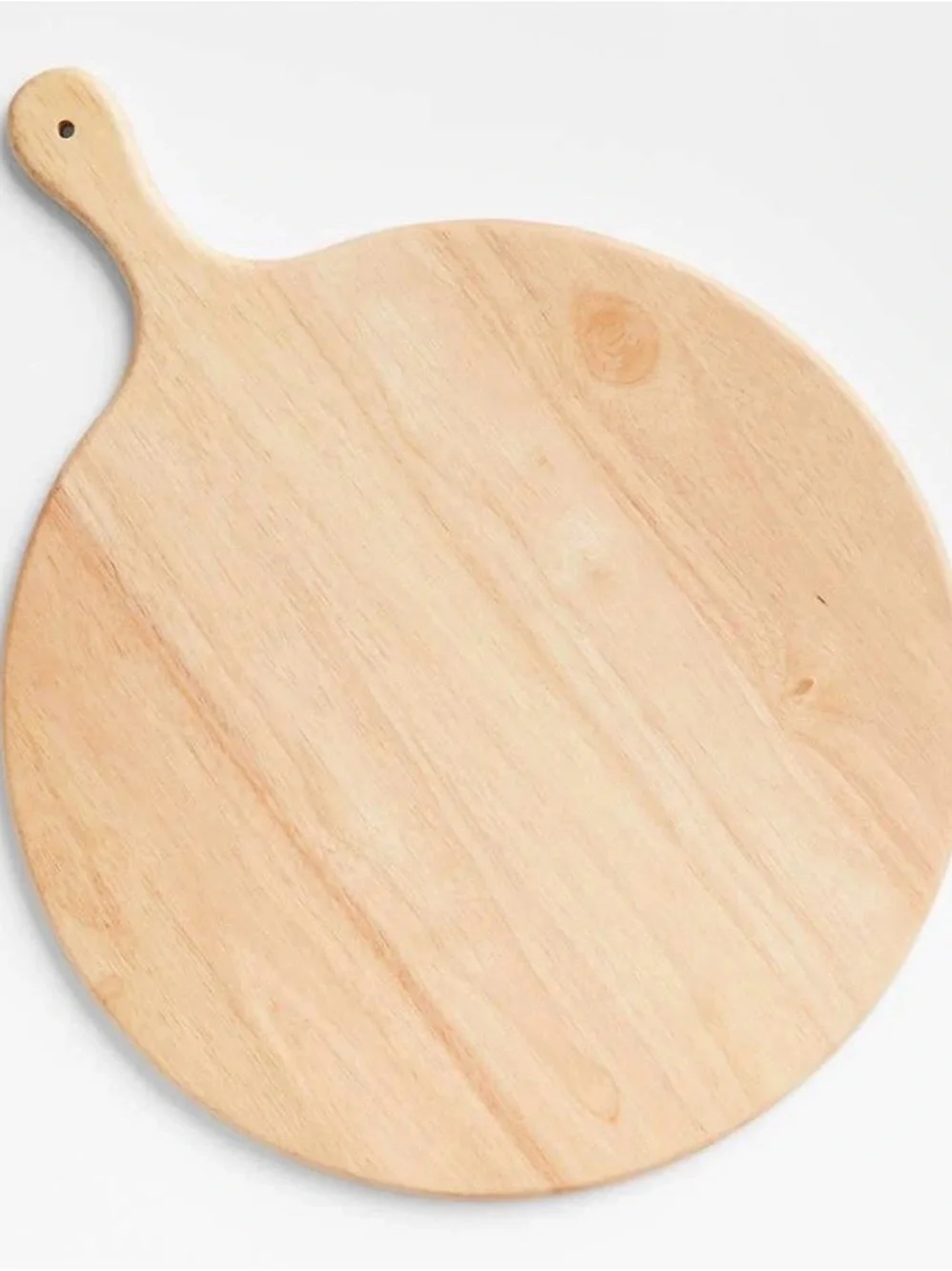 New! Crate&Barrel Light Natural Wood Round Paddle Board size XXL